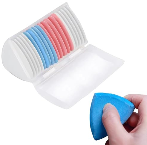 Nybrax 30 Pezzi Gessi da Sarta, Gesso Sarta per Tessuti e Cucito, Gessi da Sartas Colorati, Gessetti pers Sartoria, Gessetti Sartoriali per Sartoria, Tessuti, Cucito, Marcatura Tessutis (3 calorie)