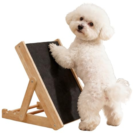 Tablero Rascador de Uñas para Perros Almohadilla De Lija Ajustable | Base de Rascado Canino Para el Hogar Salon Cocina Apartamento Esquina y Tiempo a