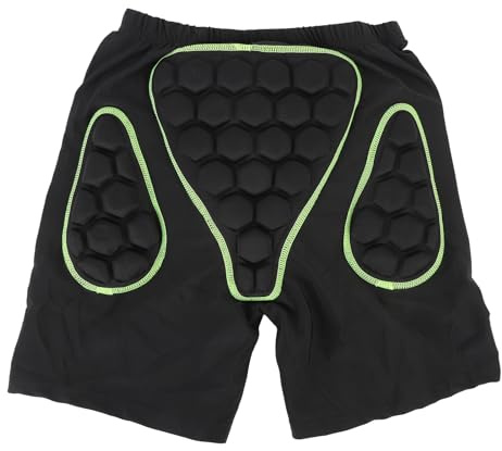 Fabater Short rembourré de Protection 3D, Coussinets de Protection des Hanches pour Snowboard, Ski et Skate, équipement D'impact Crash Pad, pour Coccyx, Hanches et Fesses (L)