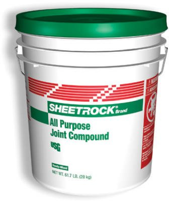 USG Sheetrock 380501 Wallboard Joint Compound, Ready Mix, 4.5 Gallon Pail - Quantity 48