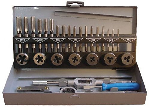Coffret tarauds et filieres HSS 32 pièces