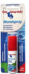 One drop only Mundspray 15 ml gegen Mundgeruch, Antibakteriell, langanhaltend