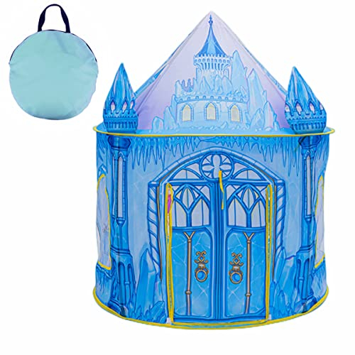 Floving Pop Up Spielzelt, Kinder Spielzelte, Tipi Spielzelt Kinderzelt für Indoor Outdoor (Eishaus)