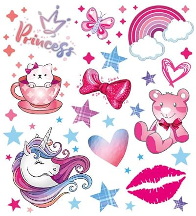 Netuno Naplamki Bügelflicken Einhorn 15 x 20 cm Kinder Flicken zum Aufbügeln Aufbügelflicken Patches Jungen Mädchen Bügel-Patches für Textilien Jeans T-Shirt Aufbügler Aufkleber zum Aufbügeln