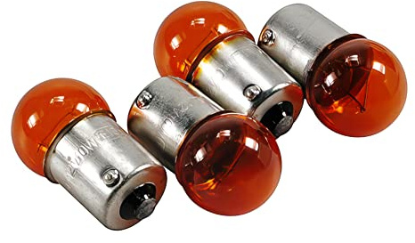 Blinkerlampenset (x4) 12V - 10W BA15S orange