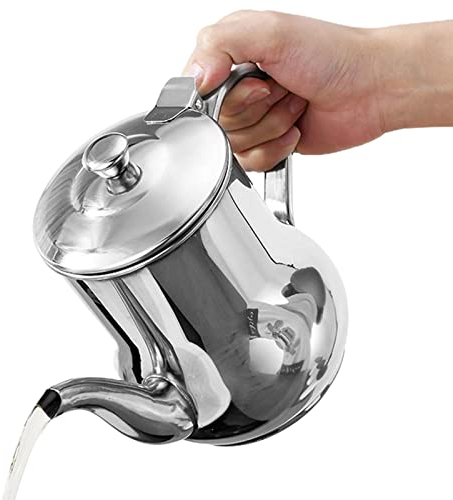 Rianpesn Acero Inoxidable con colador | Contenedor Grasa Tocino Cocina con colador | Hervidor té, Separador Aceite, Lata Almacenamiento Grasa para Cocina casera