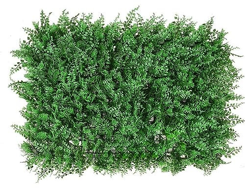 GIVBRO Panneaux muraux pour plantes artificielles, clôture de haie, clôture de verdure, mur de plantes d'aménagement paysager pour la maison, le jardin, la décoration murale extérieure 40 cm x 60 cm