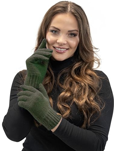 VIVISENCE Damen Winter Handschuhe Weichem Und Warme Ideal Für Kaltes Wetter 7014