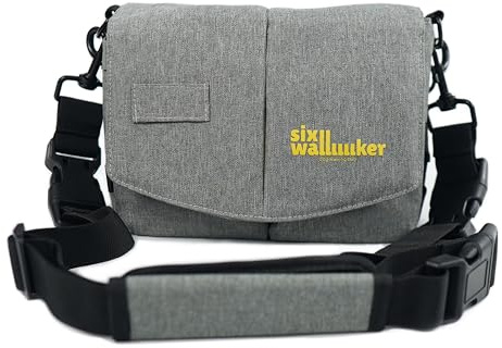 Arrivly SixWalker Leckerlibeutel für Hunde mit Magnetverschluss, Praktischer Futterbeutel Hundetraining, Multifunktionaler Leckerlitasche für Hunde mit Herausnehmbaren Innentasche (Grau)