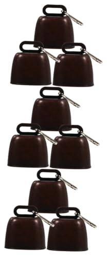Cabilock 9sätze Anti-Verlust Haustierglocke Metall Camping-Bell Für Hunde Und Katzen Vielseitig Einsetzbar Für Outdoor-aktivitäten Einfach Zu Tragen Leichtes Design Dekorative Glocke