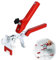 Alicates Nivelación Azulejos, Sistema de Nivelación de Baldosas, Niveladores De Azulejos, Para Azulejos De Cerámica, Herramienta De Medida De Instalación, Rojo