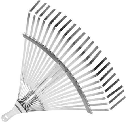 Gogogmee 2pezzi Rastrello Per Foglie Retrattile Per Giardino in Resistente Per Prati e Prato Sintetico Per Coltivazione Di Fiori e Pulizia Foglie