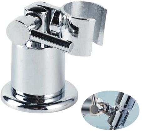 Fokroin Universal Handbrause Halterung, Duschkopfhalterung Saugnapf, 180 Grad Duschkopf Halterungen, Verstellbarer Duschkopfhalterung Saugnapf, Vollmetall Duschkopfhalterung, Super Power Wasserdicht