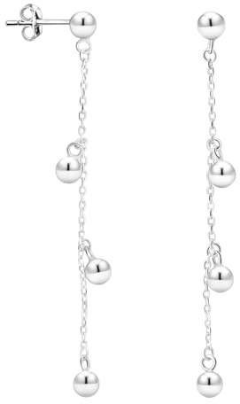 SOFIA MILANI - Damen Ohrringe 925 Silber - Kugel Ohrhänger - E2870
