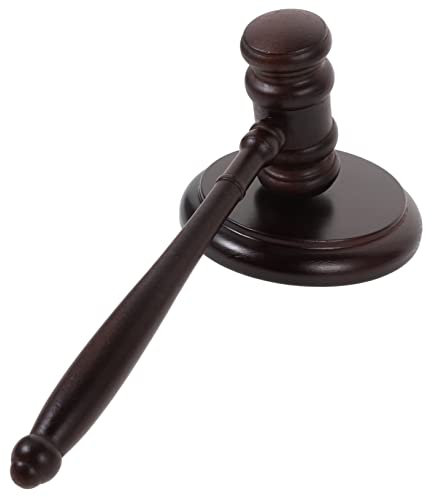 CANIGHT Juego de Rol de Juguete Minimartillo de Madera Martillo de Juez Juego de Herramientas para Subasta