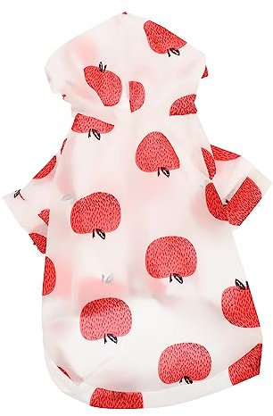 Milisten Sonnenschutzkleidung Für Hunde Mit Süßem Muster Sommerliche Hundehemden Für Kleine Haustiere Atmungsaktiv Und Für Outdoor-aktivitäten Und Fotoshootings