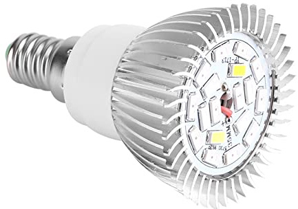 Leapiture LED Wachsen Glühbirne Volles Spektrum LED Wachsen leichte Innenlampe für Hydrokulturpflanzen Blüten wachsen (E14)