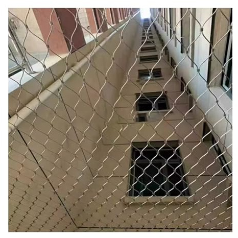 YPIOUREN Malla Anticaída Resistente A Impactos,Malla De Seguridad De Acero Inoxidable, Red Antirrobo For Ventanas Y Balcones, Red Antirrobo De Acero Inoxidable 304,For Barandillas(1*2.3m/3.2*7.5ft)