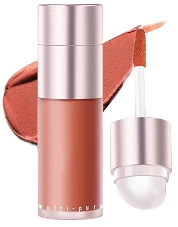 Barra De Rubor En Crema | Stick Rubor Iluminador Sombra De Ojos,Pintalabios Mate Cosméticos Maquillaje Rostro Para Mujeres | Ojos Labios Escuela Oficina Viaje Fiesta Cumpleaños