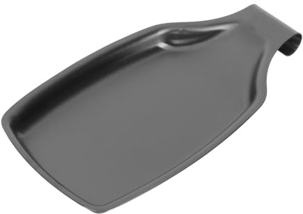 BESPORTBLE Repose-cuillère Support Ustensiles de Cuisine en Acier Inoxydable Résistant la Chaleur Facile à Nettoyer pour Plan de Travail Cuisine