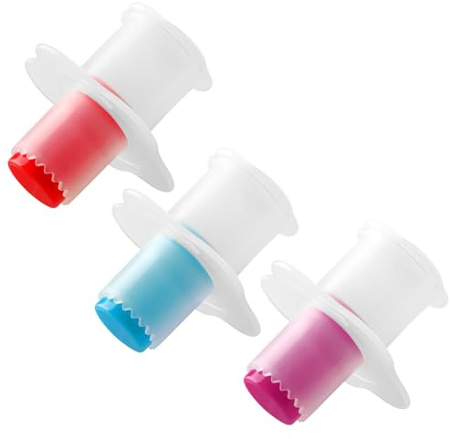 Hopzab 3 Pcs Cupcake Corer Set, Reusable Pastry Core Remover Plunger, Hole Punch Cutter for Decorating, Filling Cupcakes, Cakes & Baking Tools