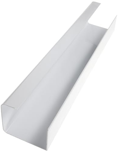 Kichvoe Kabelrinne unter Schreibtisch aus Pvc mit Einfacher Montage und Stabiler Konstruktion für Ordentliche Kabelführung im Büro und Home Office