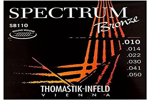 Thomastik Saiten für Akustikgitarre Spectrum Bronze Series nickelfrei Satz SB110 extra light .010-.050