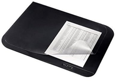 Leitz 53180095 Schreibunterlage, Soft-Touch, mit Abdeckung, 40x53 cm, schwarz