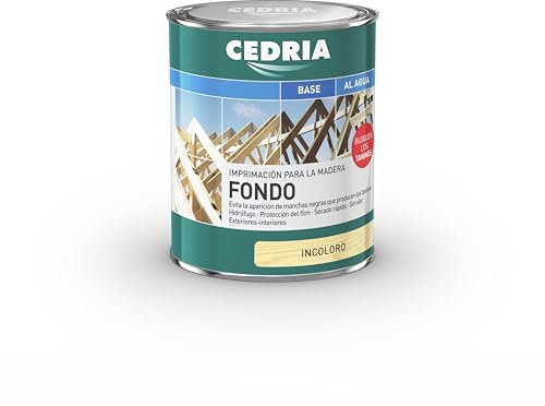 Imprimación Fondo Bloquea Taninos Cedria Maderas frondosas- Roble (750 ml)