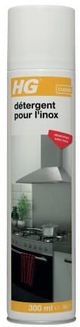 HG détergent pour l'inox, 300 ml Lot de 2