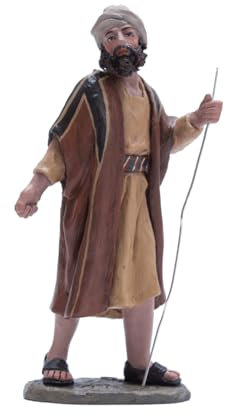 Fuga dall’Egitto, San Giuseppe | Figure misteriose |Figure del presepe |Serie 11 cm| Progettato da José Luis Mayo Decorazione natalizia |Nascita