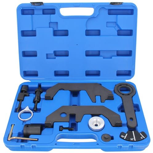 GEPCO Motoreinstell-Werkzeug Steuerzeiten Nockenwelle Zahnriemen Wechsel kompatibel mit BMW N62 N73