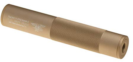 FMA Schalldämpfer Navy Seals Silencer 198x35mm CW/CCW Desert für Airsoft