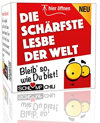 Lesben Geschenk⎪Die schärfste Lesbe der Welt⎪ein witziges Präsent für Frauen