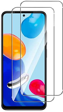 [2 Stück] Xiaomi Redmi Note 11s / Redmi Note 11 Panzer Schutzglas Schutzfolie Displayschutzfolie [Blasenfrei] [HD] [Kompatibel mit Handy Hülle] [9H Härte]