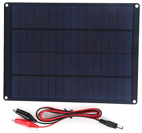 10W 12V Solarpanel Ladegerät Kit Tragbares Ladegerät wasserdichte Photovoltaikscheibe für Smartphone Camping Laternen Auto Aufladen