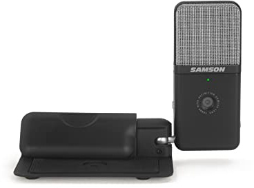 SAMSON Go Mic Video – tragbares USB-Kondensatormikrofon mit Full HD 1080p Webcam, duale Richtcharakteristik, Zero-Latency-Monitoring – ideal für Videocalls & Content Creation