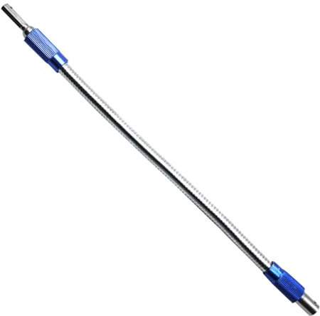 Lambo Flexible Drill Extension Long - Metal Drill Extension, 11.8 Inch Drill Extension Attachment with Flexible Shank, Gift for Men