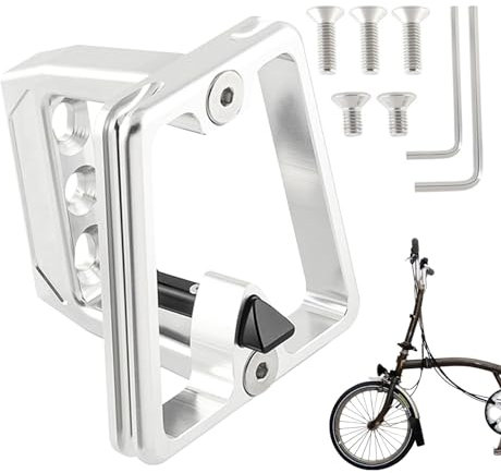 Anti-Fall-Taschenträger – Halterung für Fahrradträger, benutzerfreundlicher Taschenhalter | Radfahren Mountainbike Lenkerkorb, Faltbare Fahrradtasche Halterung Halter Gepäckmontage für Straßenreisen