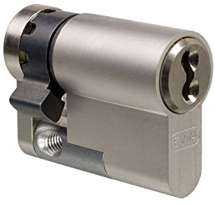 EVVA 4KS Halbzylinder 10 | 67 mm | Hochsicherheits-Zylinder Schließzylinder Tür-Zylinder mit Bohrschutz Ziehschutz Picking-Schutz | Patentschutz bis 2037 | 3 Schlüssel und Sicherungskarte
