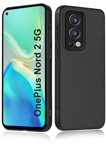 Simply Speakers Handyhülle für OnePlus Nord 2 5G Hülle, Antikratzer, Anti-Schock, Anti-Rutsch Schutzhülle, Unterstützt kabelloses Laden，Anti-Fingerabdruck Fallschutz hülle für OnePlus Nord 2 5G