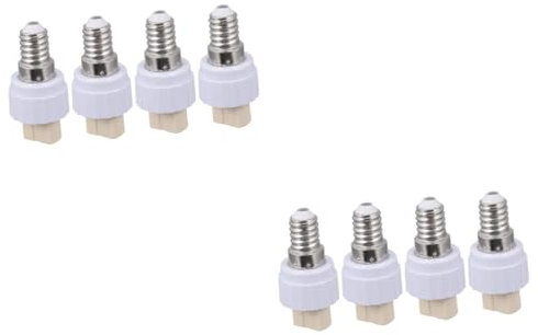 HOMSFOU 8stücke Lampenfassung Adapter Lampenadapter Für Glühbirnen Geeignet Für Standard Lampensockel Langlebig Und Sicher Leicht Zu Bedienen Lagern
