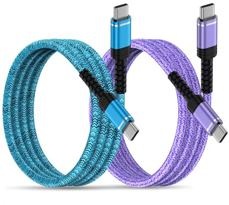 USB C to USB C Samsung Fast Charger Cable 60W, 2Pack 3FT Type C to Type C Cable Fast Charging Phone Charger Wire Lead for Samsung Galaxy S26 ultra S25 S24 S23 S22 S21 S20 A17 A56 A16 A55 A35 Z Flip7 6