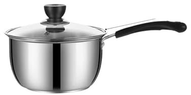 LXHZSY Kochtopf 1 Stücke 18/20 cm Edelstahl Suppentopf Kochtöpfe for Küche Induktion Kochtopf Kleines Hitzebeständiges Kochgeschirr(20CM)