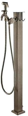 Robinet de jardin extérieur avec fonction fontaine pour villa arrière 80 cm de hauteur