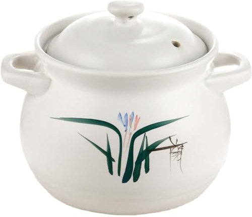 Sartenes de cerámica, ollas de barro for cocinar, Olla de cerámica for cocinar, Olla de barro con tapa, Cazuela de cerámica con tapa, Cazuela poco profunda resistente al calor, Olla de barro, Olla red