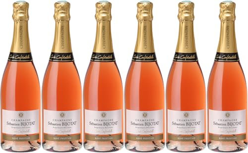 Champagne Sébastien Bijotat Cuvée Rosé Prestige Champagne AOP Brut (herb) (6 x 0.75 l)