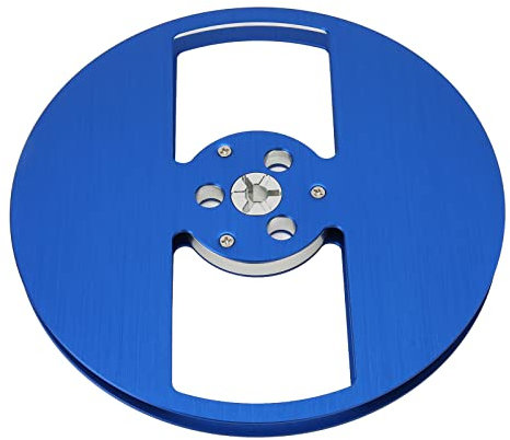 Rollo de cinta adhesiva vacía de 1/4 de 7 pulgadas, 1 4 aleación de aluminio de 2 orificios de apertura NAB Open Electronics Accesorios Suministros Ruedas de Gestión de Cable Hasta Un Pequeño Hub