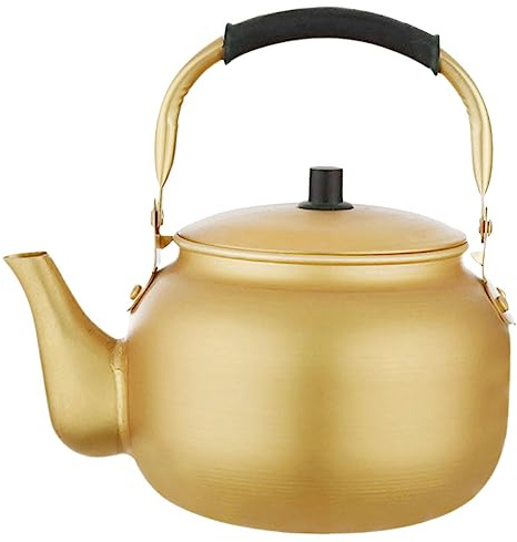 SOLUSTRE Hervidor De Agua Portátil De Gran Capacidad Olla De Aluminio Hervidor Multiusos Para Cocina Tetera De Diseño De Asa Para Uso Diario