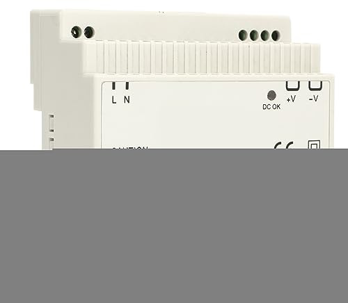 EMUKOEP Fuente de Alimentación Conmutada Fuente de Alimentación de Carril DIN Forma Escalonada Industrial 100 W Conmutación de Voltaje de CA a CC 100‑240 VCA (24 V)